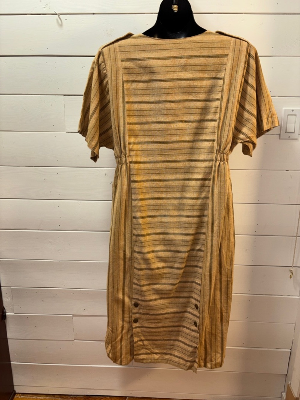 RELANCE Brown Striped Midi Dress XXL - Picture 11 of 15